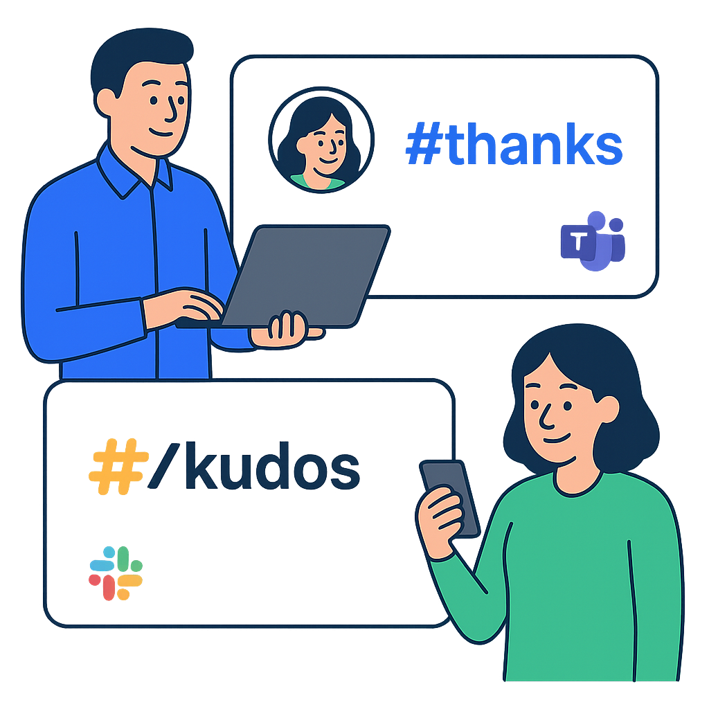 Kudos and thanks in Slack